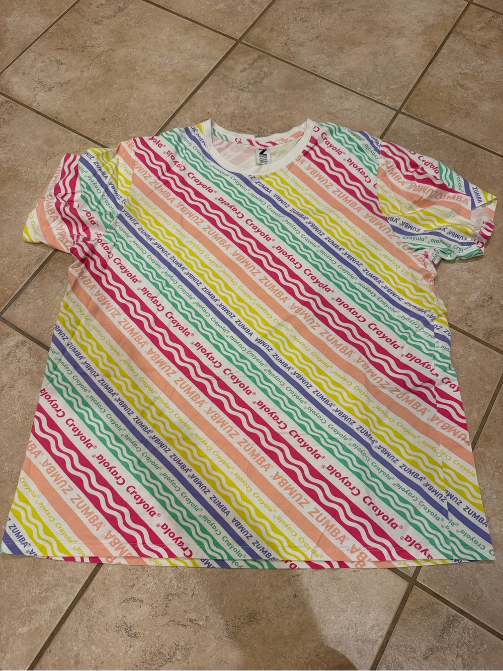 Zumba x Crayola Dance In Color Tee